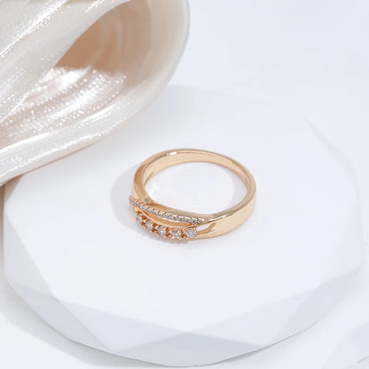 Natural Zircon Solitaire Ring