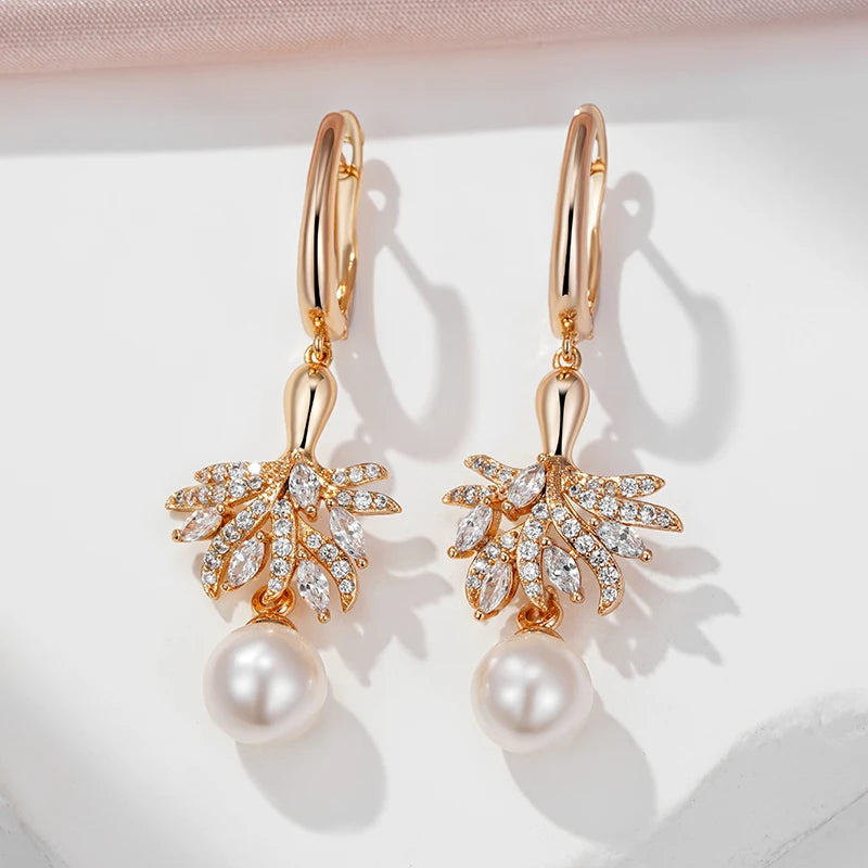 The Emerald Natural Zircon Teardrop Earrings