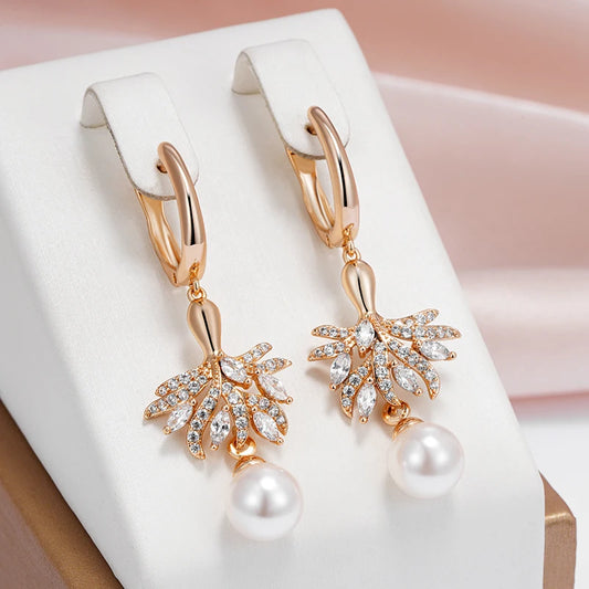 The Emerald Natural Zircon Teardrop Earrings