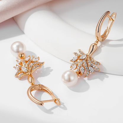 The Emerald Natural Zircon Teardrop Earrings